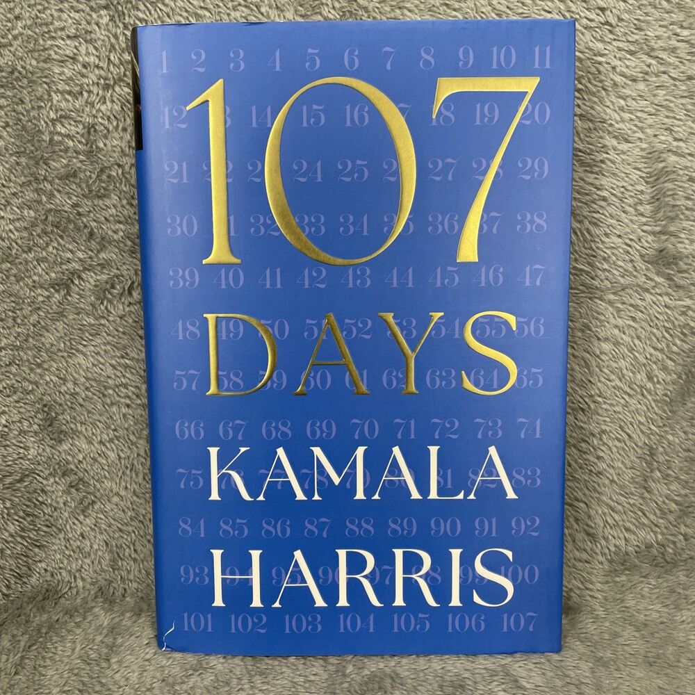SIGNED Kamala Harris Autographed Book - 107 Days (1st/1st, Hardcover, 2025)